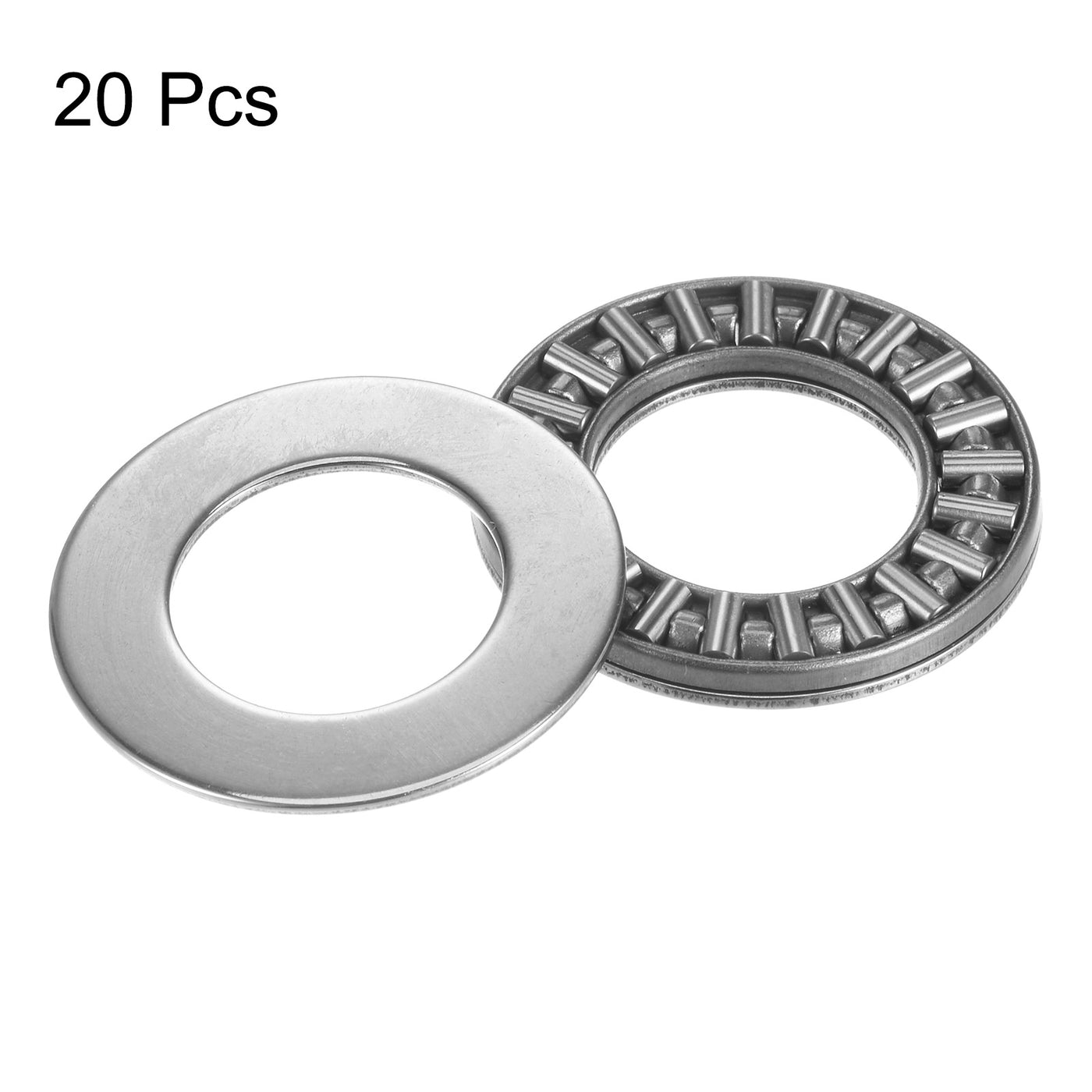 uxcell Uxcell AXK1730 Thrust Needle Roller Bearings 17x30x2mm with AS1730 Washers 20pcs