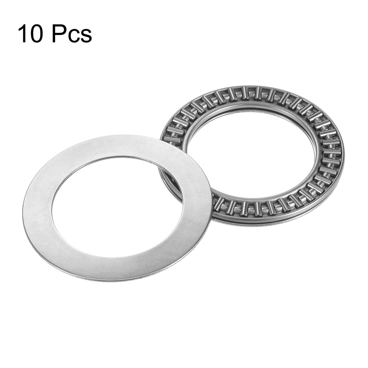 uxcell Uxcell AXK3552 Thrust Needle Roller Bearings 35x52x2mm with AS3552 Washers 10pcs