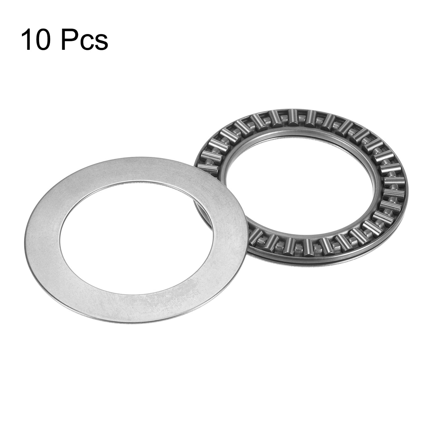 uxcell Uxcell AXK4060 Thrust Needle Roller Bearings 40x60x3mm with AS4060 Washers 10pcs