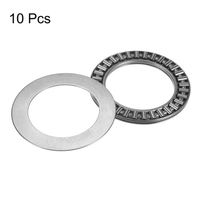 Harfington Uxcell AXK4060 Thrust Needle Roller Bearings 40x60x3mm with AS4060 Washers 10pcs