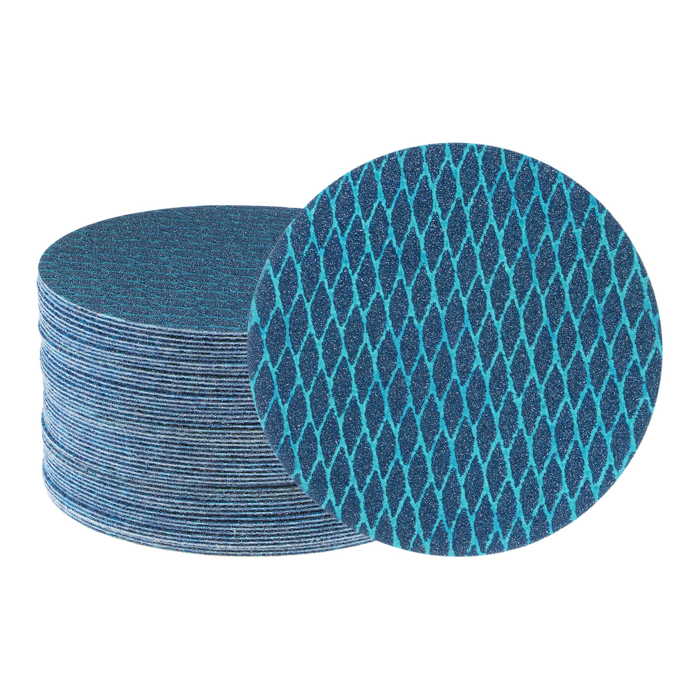 Harfington 50pcs Diamond Shape Sanding Discs 5 Inch 80 Grit Hook & Loop Rhomb Sandpaper