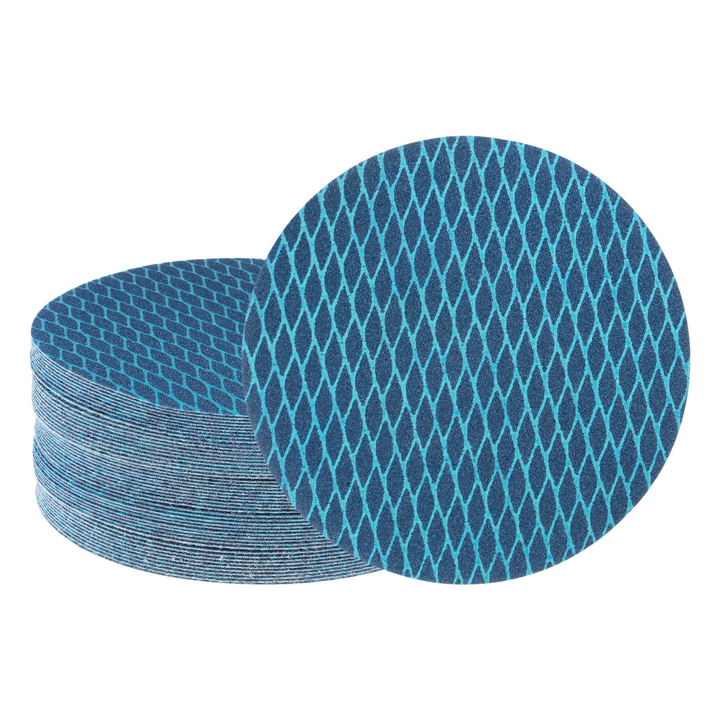 Harfington 50pcs Diamond Shape Sanding Discs 6 Inch 100 Grit Hook & Loop Rhomb Sandpaper
