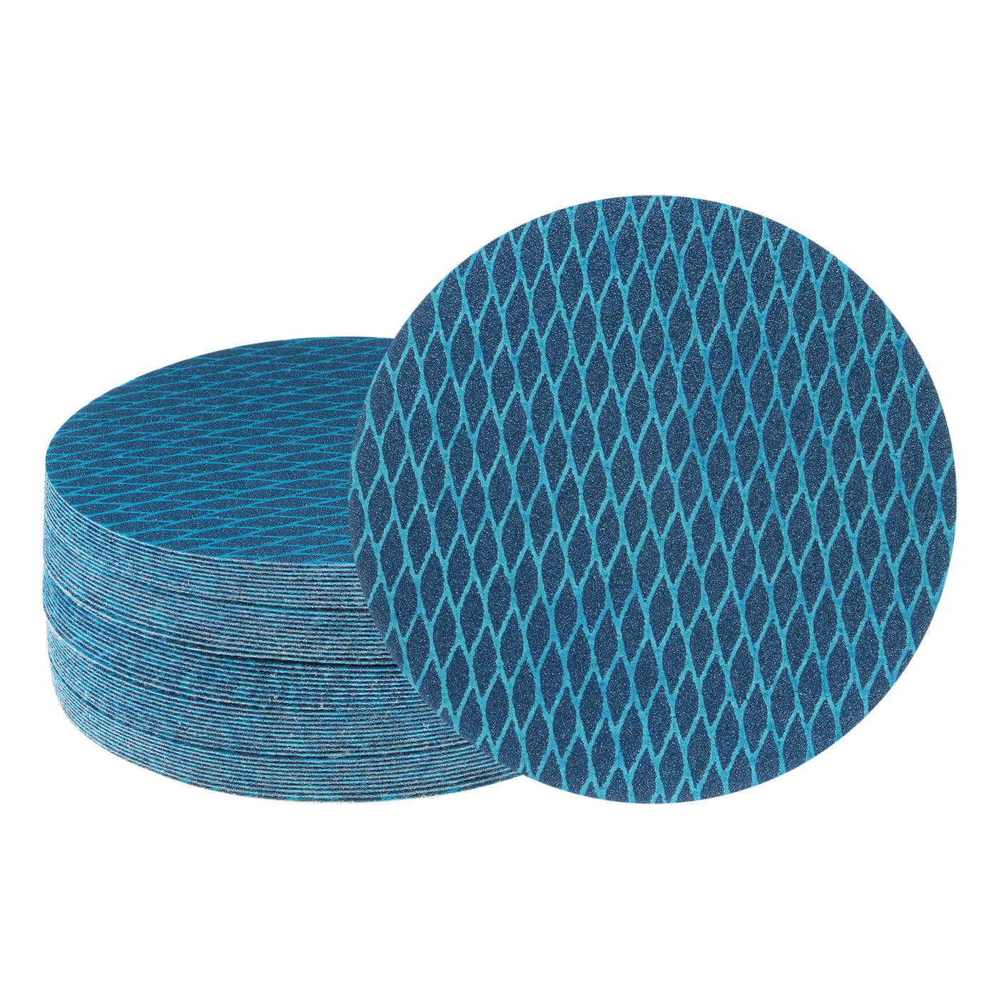 Harfington 50pcs Diamond Shape Sanding Discs 6 Inch 120 Grit Hook & Loop Rhomb Sandpaper