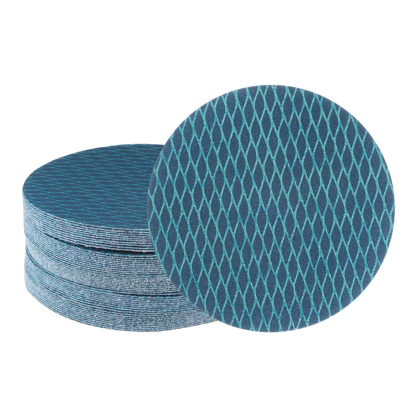 Harfington 50pcs Diamond Shape Sanding Discs 6 Inch 150 Grit Hook & Loop Rhomb Sandpaper
