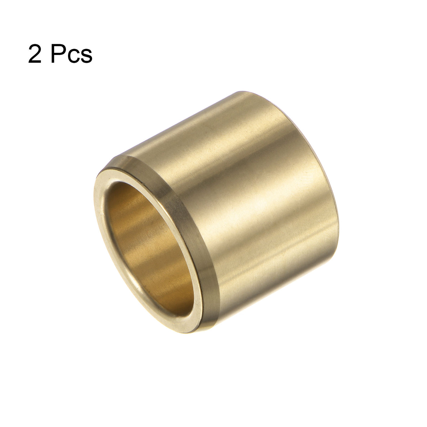 Harfington 2pcs Sleeve Bearings 3/4"x1"x7/8" Wrapped Oilless Bushings Brass Alloy