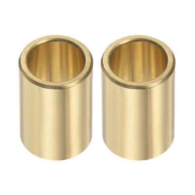 Harfington 2pcs Sleeve Bearings 3/8"x1/2"x3/4" Wrapped Oilless Bushings Brass Alloy