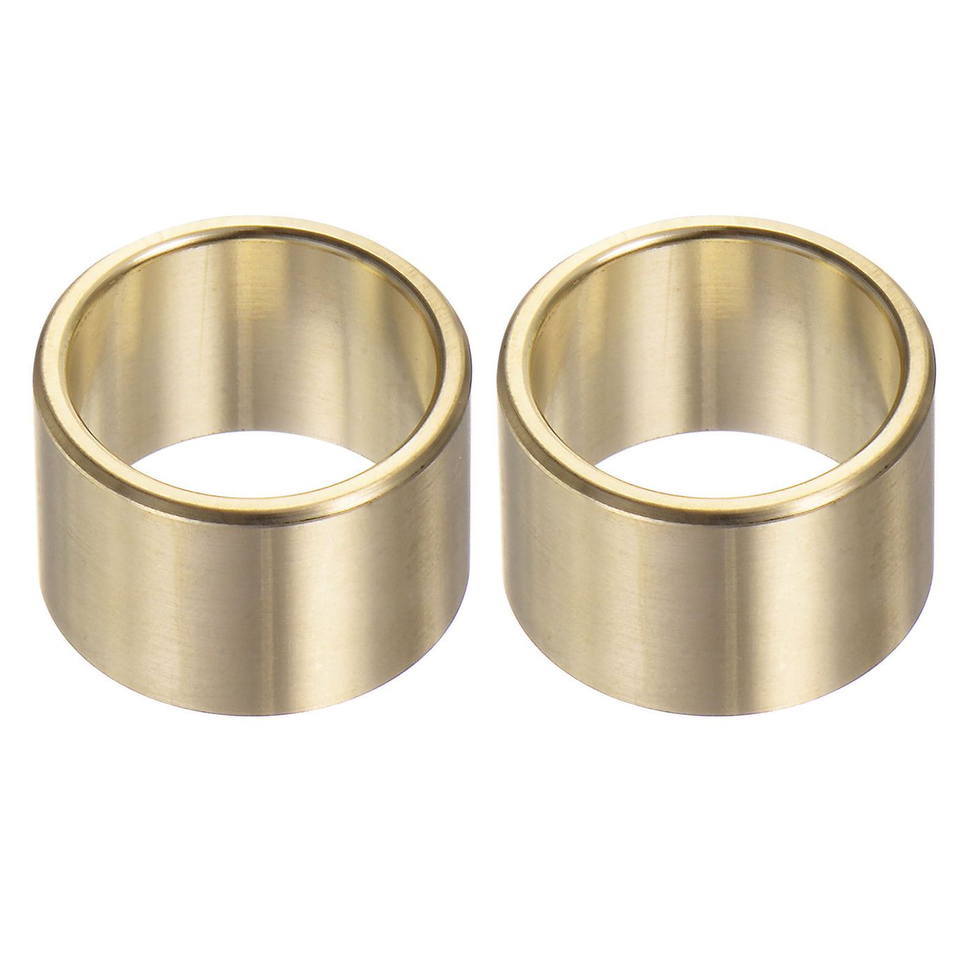 Harfington 2pcs Sleeve Bearings 5/8"x3/4"x1/2" Wrapped Oilless Bushings Brass Alloy