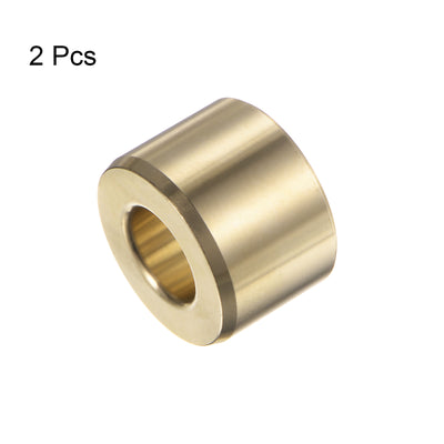 Harfington 2pcs Sleeve Bearings 5/8"x1-1/4"x7/8" Wrapped Oilless Bushings Brass Alloy