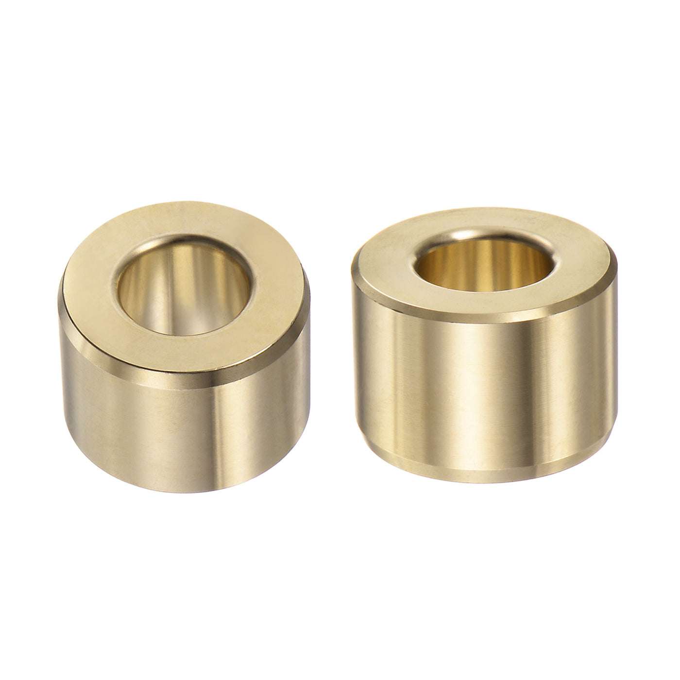 Harfington 2pcs Sleeve Bearings 5/8"x1-1/4"x7/8" Wrapped Oilless Bushings Brass Alloy