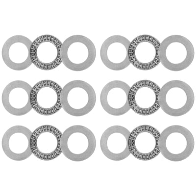 Harfington Uxcell AXK2035 Thrust Needle Roller Bearings 20x35x2mm with AS2035 Washers 6pcs