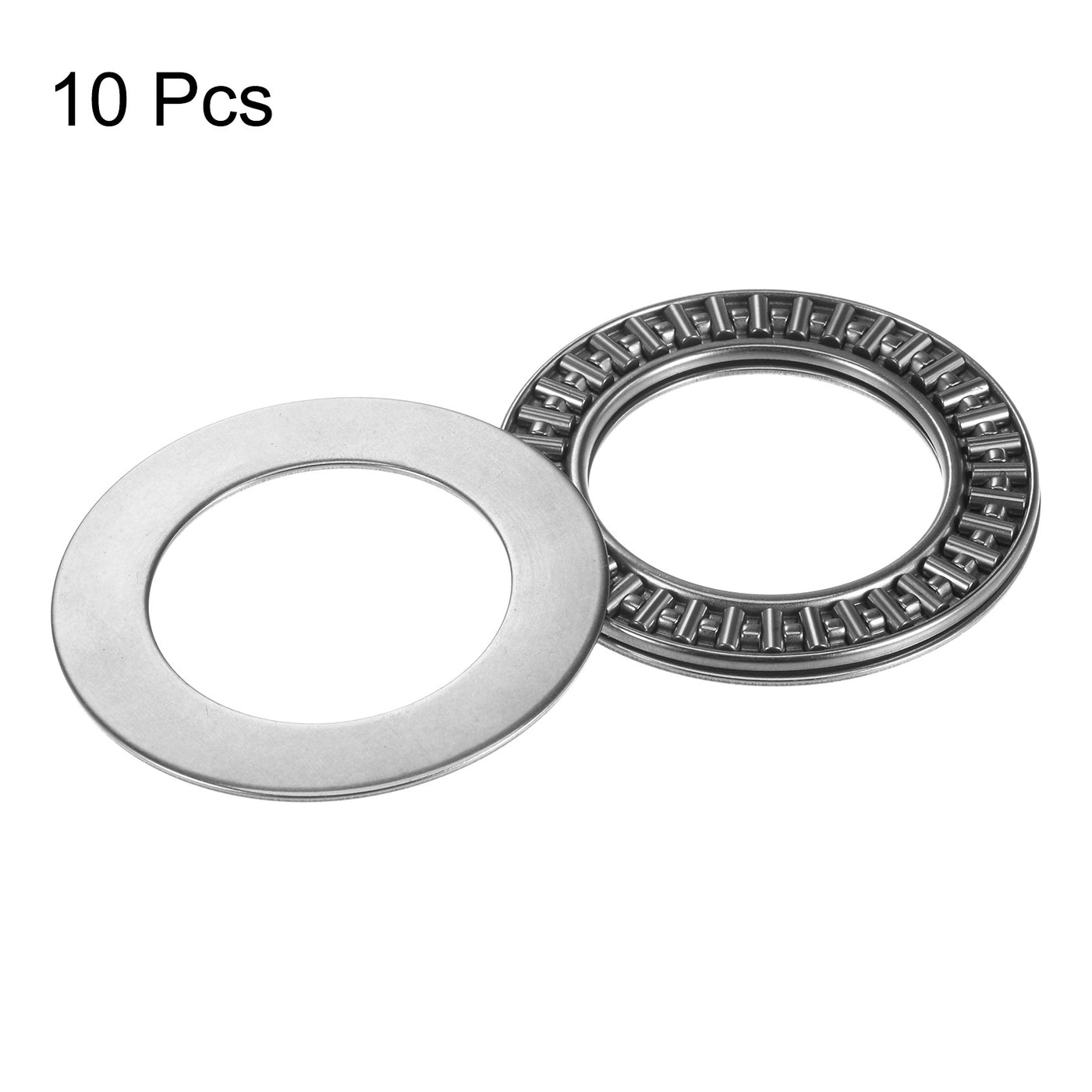 uxcell Uxcell AXK3047 Thrust Needle Roller Bearings 30x47x2mm with AS3047 Washers 10pcs