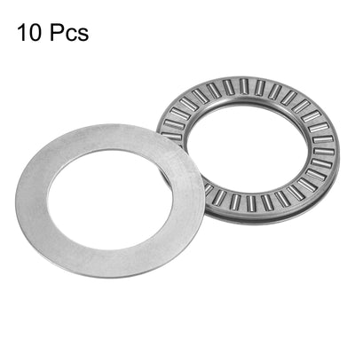 Harfington Uxcell NTA1625 Thrust Needle Roller Bearings 1"x1-9/16"x5/64" with Washers 10pcs