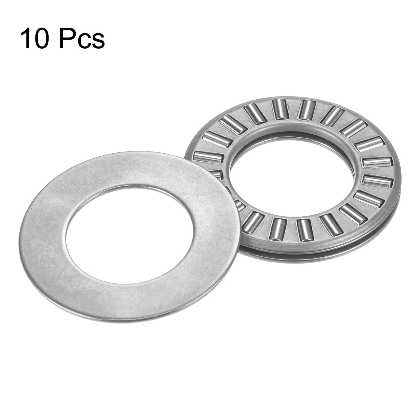 uxcell Uxcell TC1018 Thrust Needle Roller Bearings 5/8"x1-1/8"x5/64" with Washers 10pcs