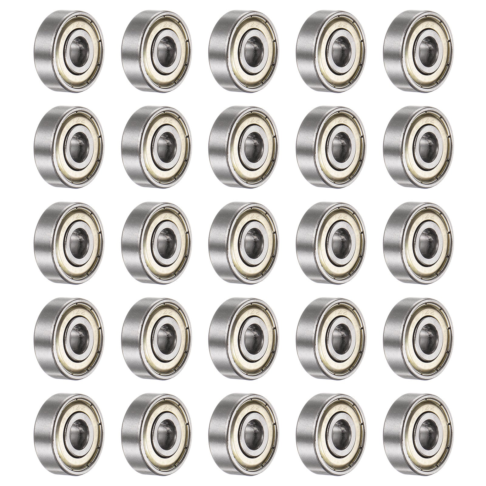 Sourcing Map 100pcs 15mm Carbon Steel Bearing Balls Precision