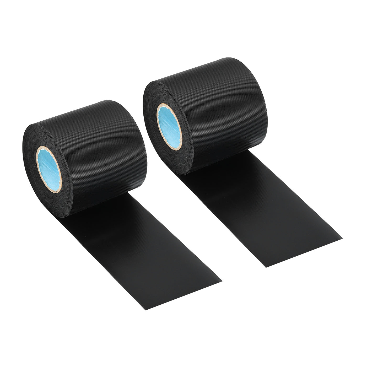 Harfington 2.4"x36.1ft Pipe Wrapping Tape, 2 Pack PVC Duct Tape Pipes Insulation Air Conditioner Tube Wrap Waterproof Non Adhesive for HVAC Electrical Black
