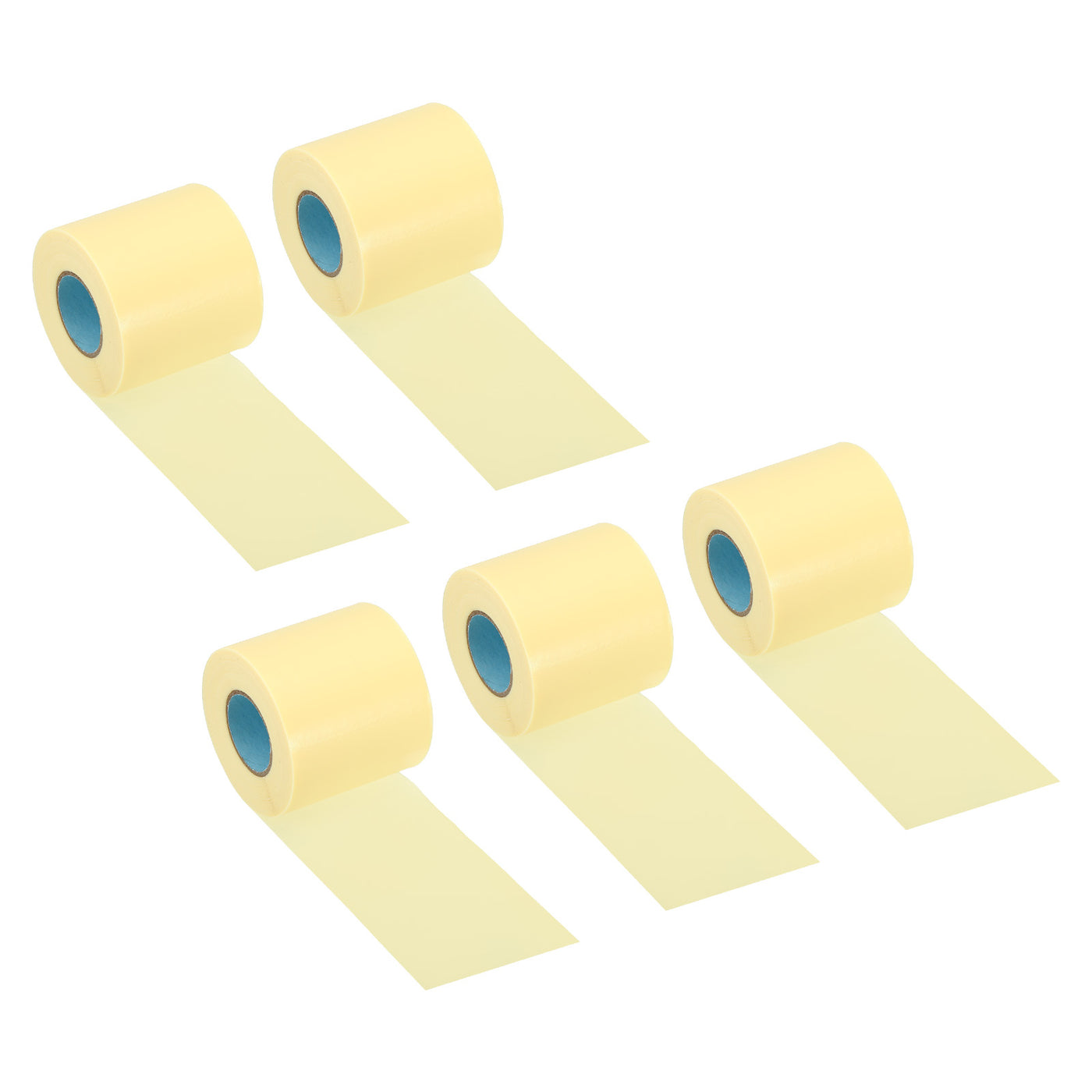 Harfington 2.4"x36.1ft Pipe Wrapping Tape, 5 Pack PVC Duct Tape Pipes Insulation Air Conditioner Tube Wrap Waterproof Non Adhesive for HVAC Electrical Beige