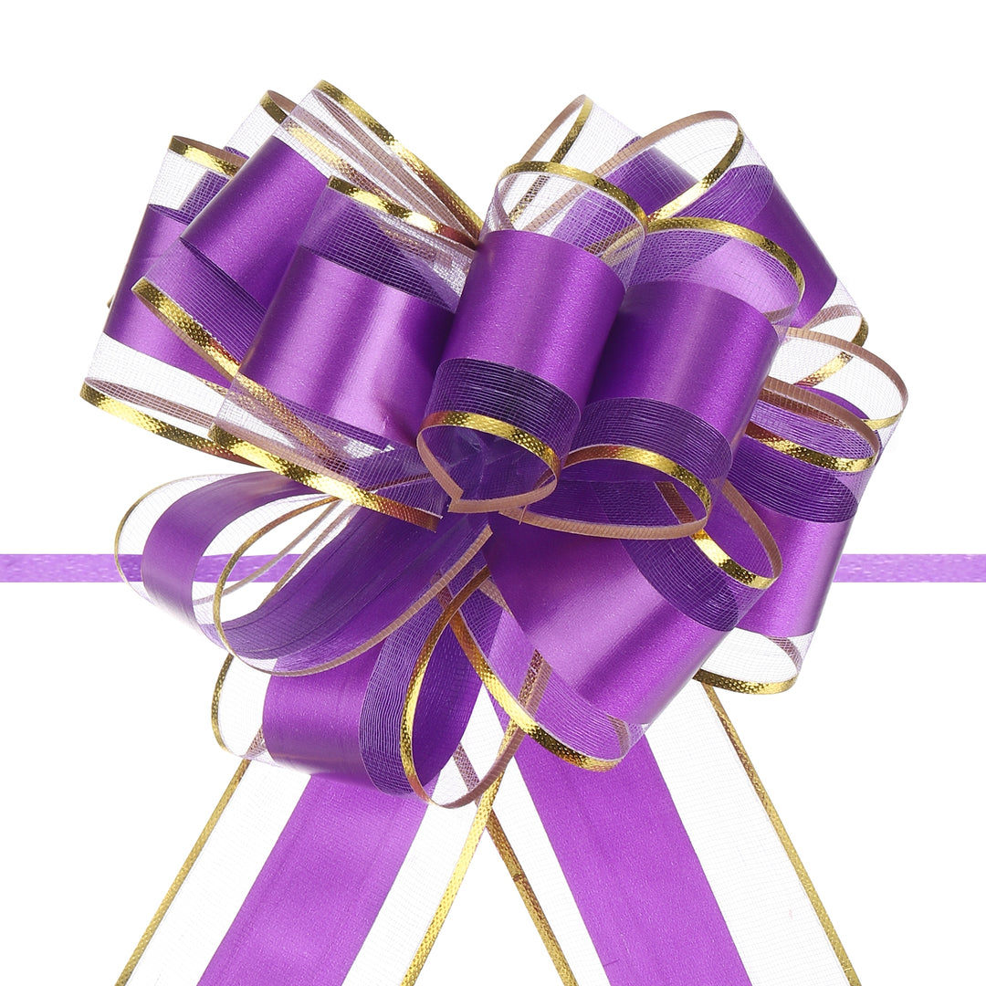 10 Stück Große Geschenkschleifen Rot - 18cm Für Geschenke & Zuckertüten