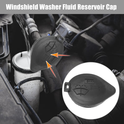 Harfington Uxcell 2 Pcs No.85316-48060 Windscreen Washer Wiper Fluid Reservoir Tank Lid Cap Cover for Toyota Highlander 2001-2013 for Lexus GS350 2015-2020