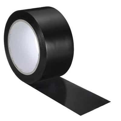 Harfington Corrosion Protection Pipe Tape, 1 Pcs 108 Ft x 2 Inch PVC Insulation Wrap Duct Tape Strong Self Adhesive for Electrical Wires, Black