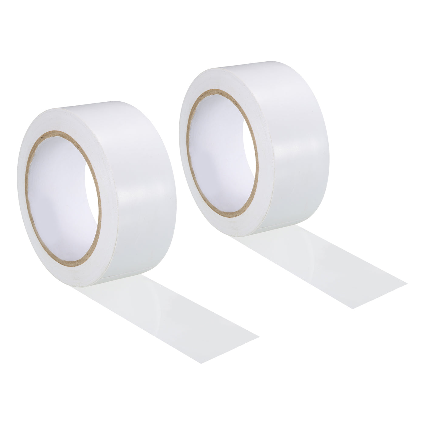 Harfington Corrosion Protection Pipe Tape, 2 Pcs 108 Ft x 1.8 Inch PVC Insulation Wrap Duct Tape Strong Self Adhesive for Electrical Wires, White