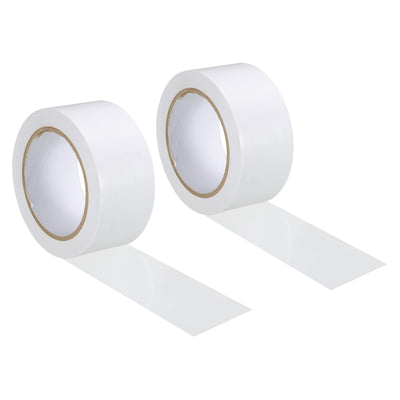 Harfington Corrosion Protection Pipe Tape, 2 Pcs 108 Ft x 2 Inch PVC Insulation Wrap Duct Tape Strong Self Adhesive for Electrical Wires, White