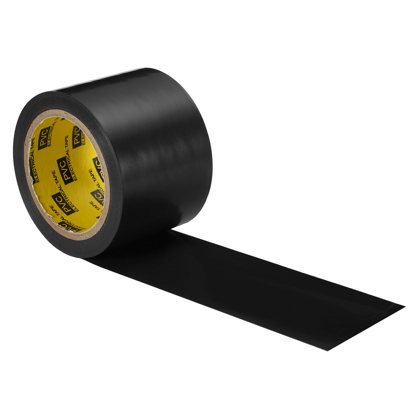 Harfington Corrosion Protection Pipe Tape, 1 Pcs 30 Ft x 2 Inch PVC Insulation Wrap Duct Tape Strong Self Adhesive for Electrical Wires, Black