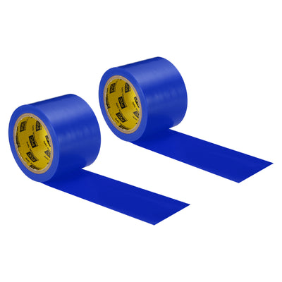 Harfington Corrosion Protection Pipe Tape, 2 Pcs 30 Ft x 2 Inch PVC Insulation Wrap Duct Tape Strong Self Adhesive for Electrical Wires, Blue
