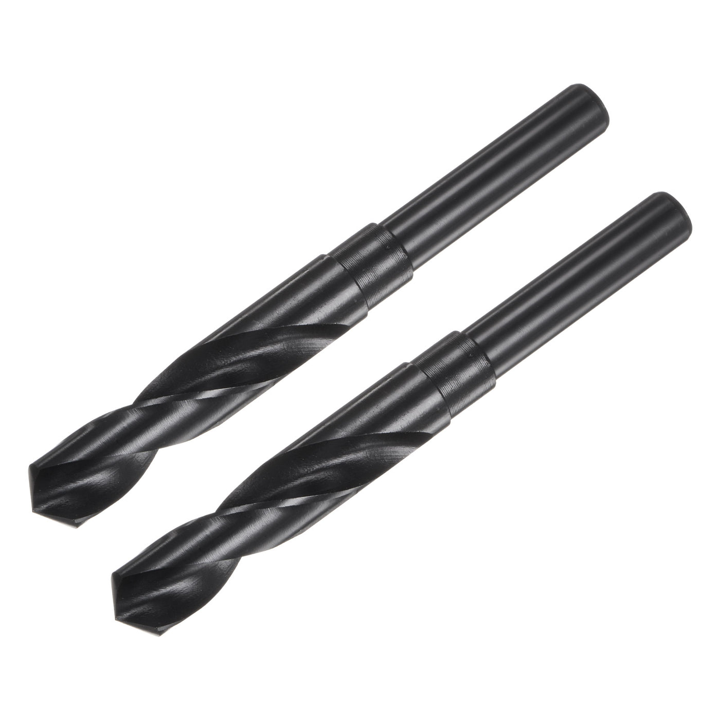 2pcs 16.5mm Black Oxide High Speed Steel HSS 9341 1/2" Reduced Shank ...