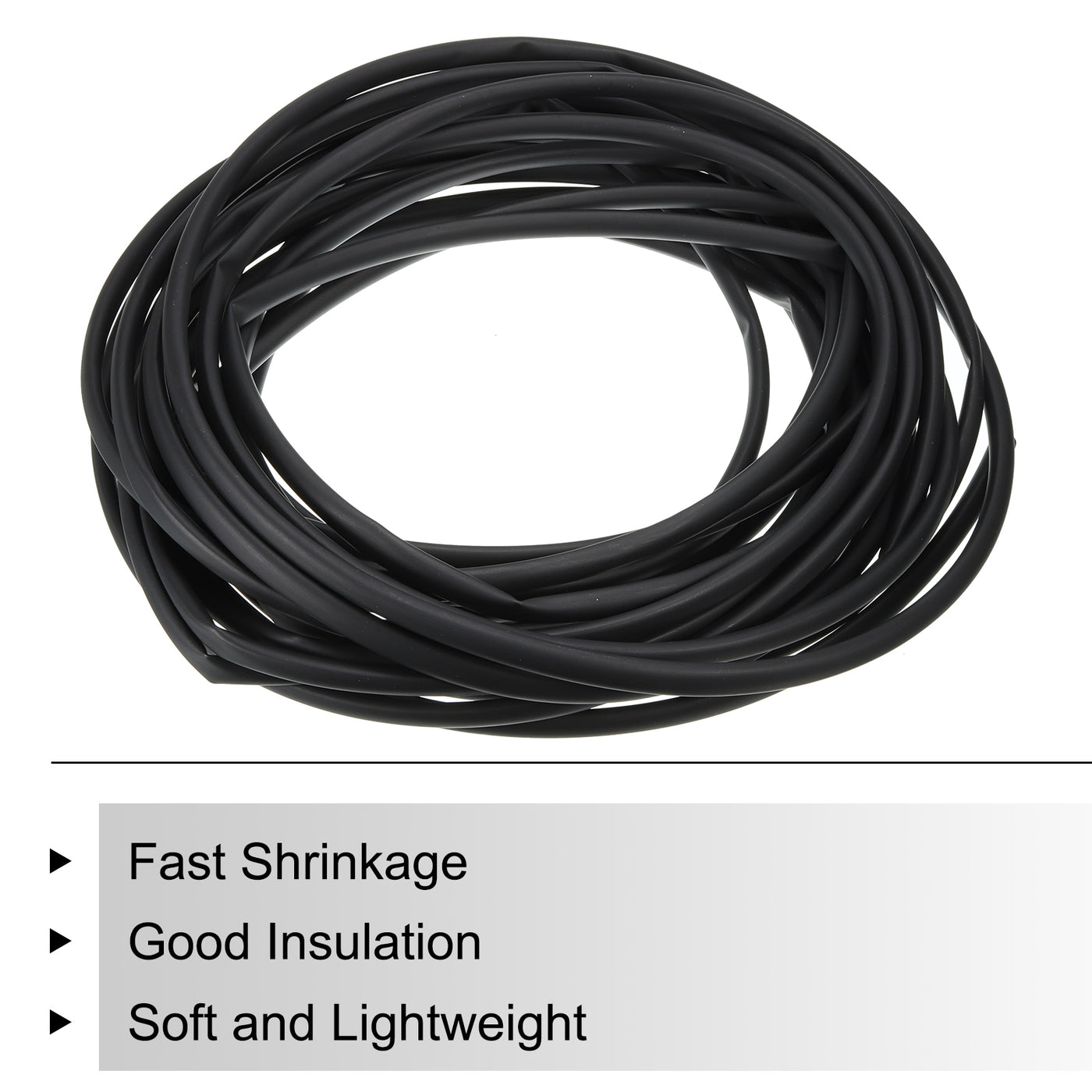 Harfington 5/16"(8mm) Dia 50ft Heat Shrink Tubing 4:1 Dual Wall Adhesive Lined Marine Waterproof Shrink Tube for Industrial Electrical Cable Wire Wrap