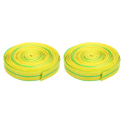 Harfington 2pcs 14mm Dia 50ft Heat Shrink Tubing 2:1 Electric Insulation Wire Shrink Wrap Tubing for Industrial Electrical Cable Wire