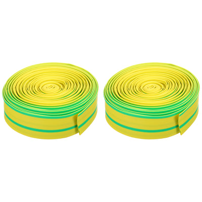 Harfington 2pcs 18mm Dia 33ft Heat Shrink Tubing 2:1 Electric Insulation Wire Shrink Wrap Tubing for Industrial Electrical Cable Wire