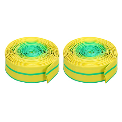 Harfington 2pcs 1"(25mm) Dia 33ft Heat Shrink Tubing 2:1 Electric Insulation Wire Shrink Wrap Tubing for Industrial Electrical Cable Wire
