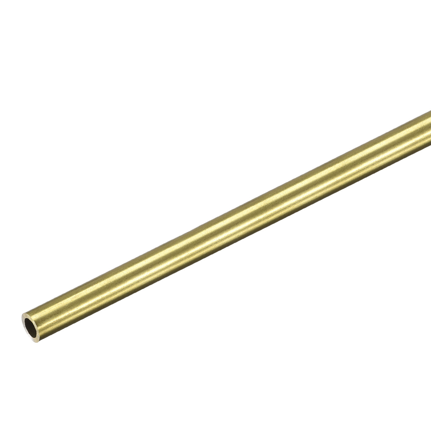 uxcell Uxcell 5mm x 1mm x 400mm Seamless Straight Brass Tube for Industry DIY Projects