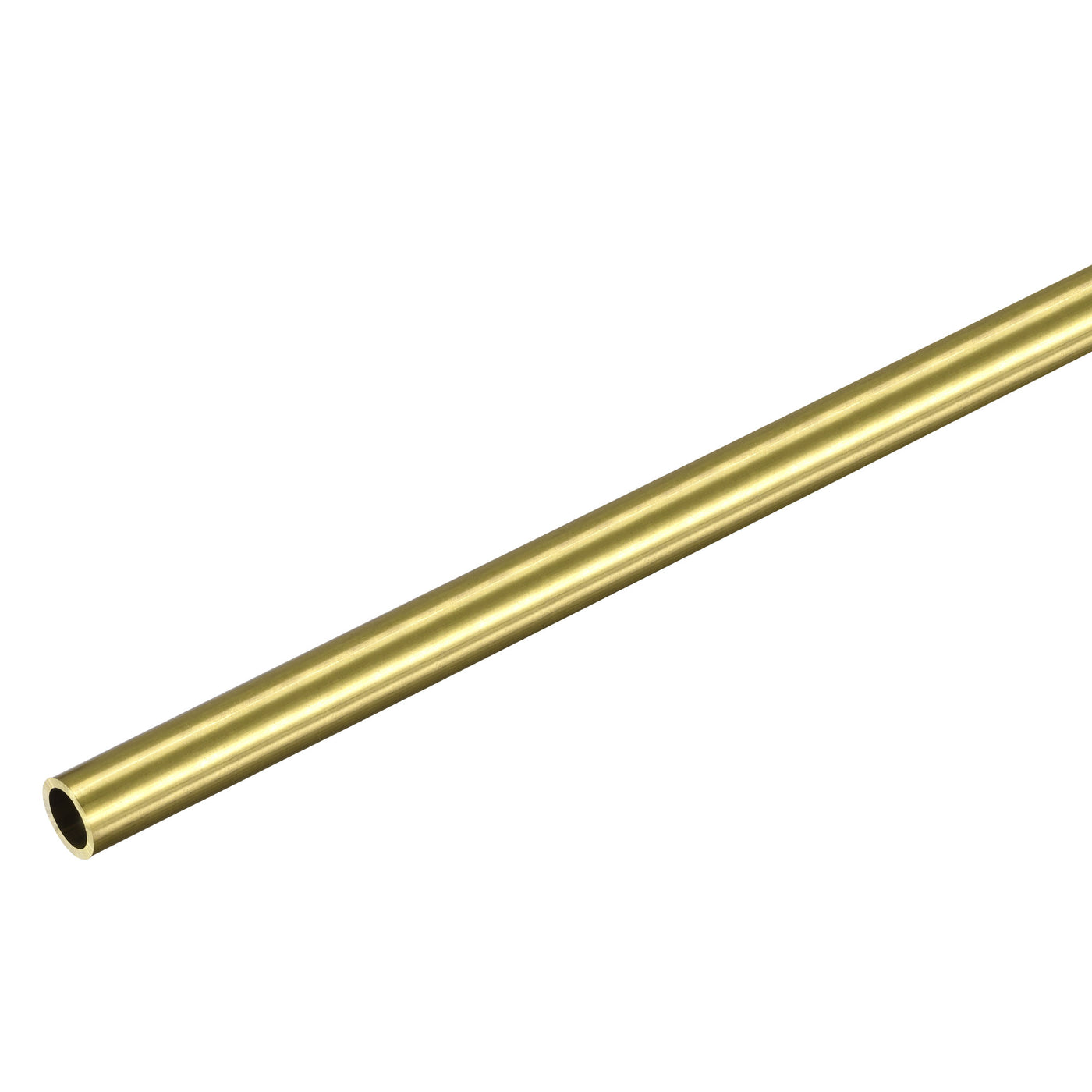 uxcell Uxcell 6mm x 1mm x 400mm Seamless Straight Brass Tube for Industry DIY Projects