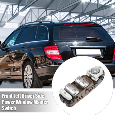 Harfington Uxcell Front Left Driver Side Power Window Master Switch No.A2059056811 for Mercedes-Benz C300 C350e C400 C450 C43 C63 GLC350e GLC63 2015-2020