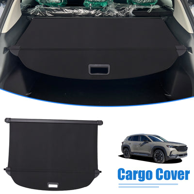 Harfington Uxcell Retractable Cargo Cover for Mazda CX-50 CX50 2022 2023 Waterproof Non Slip SUV Rear Trunk Shielding Shade Black