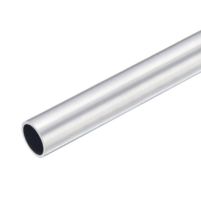 uxcell Uxcell 25mm OD 21mm Inner Dia 400mm Length 6063 Aluminum Tube for Industry DIY Project