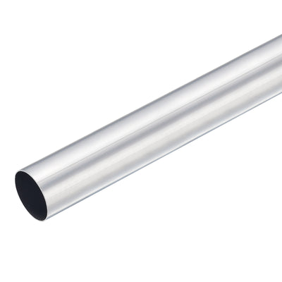 uxcell Uxcell 27mm OD 25mm Inner Dia 400mm Length 6063 Aluminum Tube for Industry DIY Project