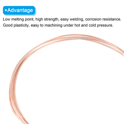 Harfington Copper Tube Refrigeration Tubing 0.2" OD x 0.12" ID x 19.7Ft Seamless Round Pipe Coil for Refrigerator, Freezer, Air Conditioner