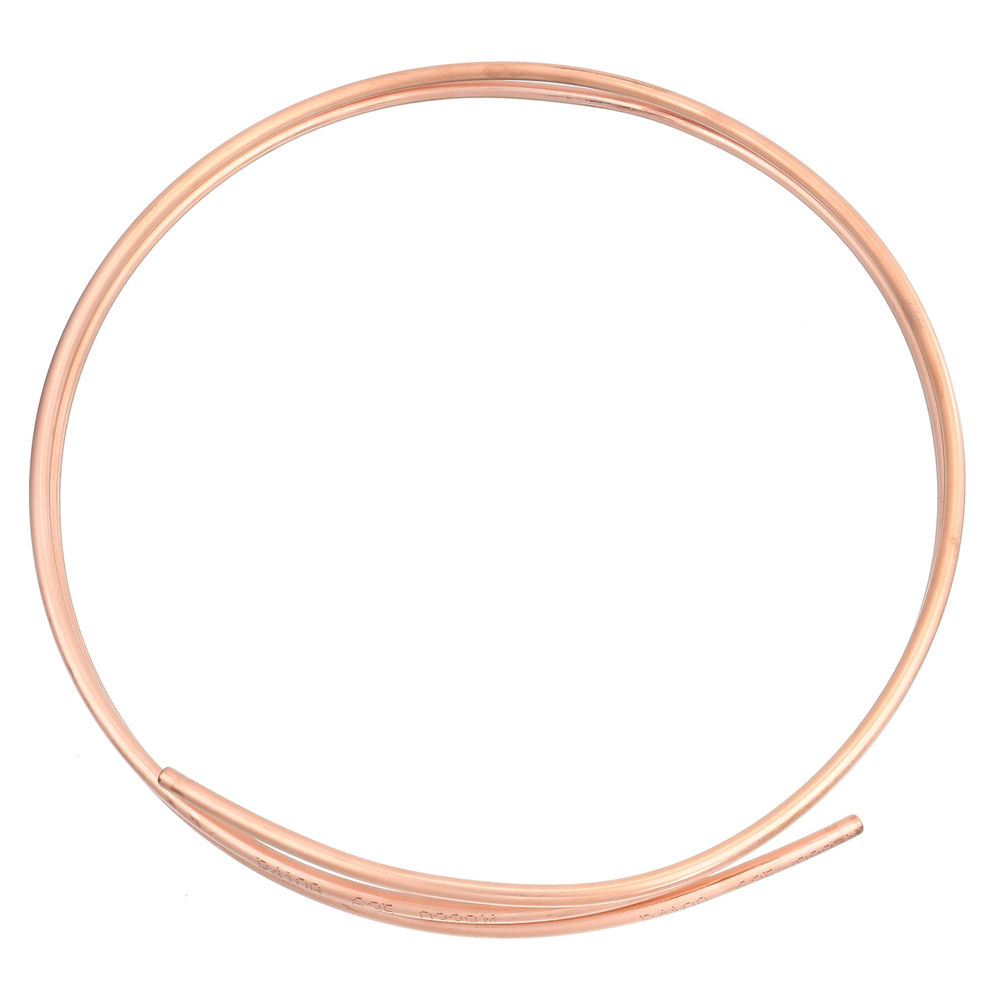 Harfington Copper Tube Refrigeration Tubing 0.31" OD x 0.27" ID x 6.6Ft Seamless Round Pipe Coil for Refrigerator, Freezer, Air Conditioner