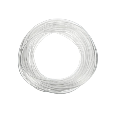 Harfington Uxcell Clear PVC Tube Wire Harness Tubing, 1/8-inch(3mm) ID 23ft Sleeve for Wire Sheathing Wire Protection