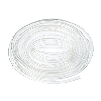 Harfington Uxcell Clear PVC Tube Wire Harness Tubing, 4mm ID 23ft Sleeve for Wire Sheathing Wire Protection