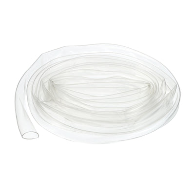 Harfington Uxcell Clear PVC Tube Wire Harness Tubing, 3/8-inch(10mm) ID 10ft Sleeve for Wire Sheathing Wire Protection