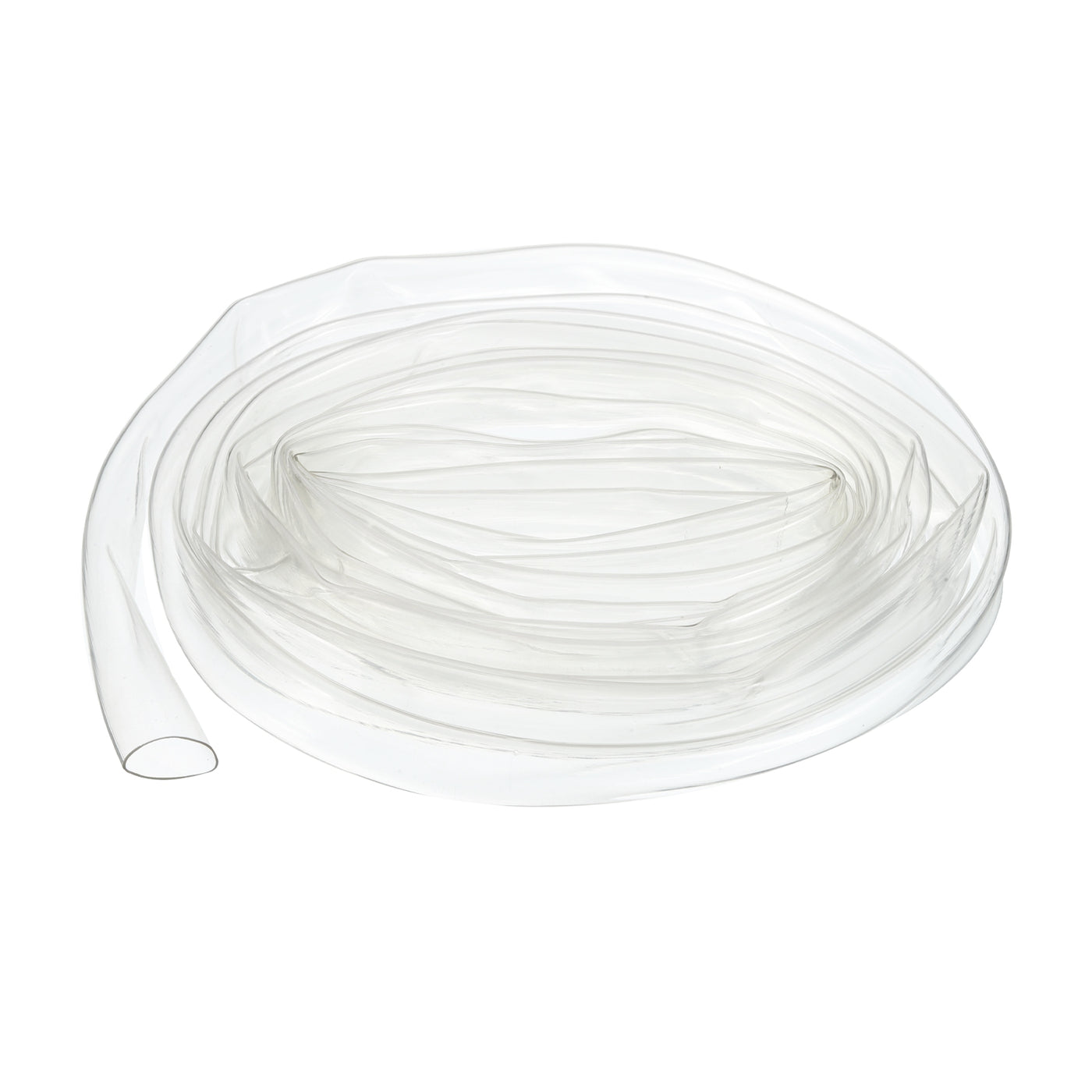 uxcell Uxcell Clear PVC Tube Wire Harness Tubing, 1/2-inch(12mm) ID 10ft Sleeve for Wire Sheathing Wire Protection