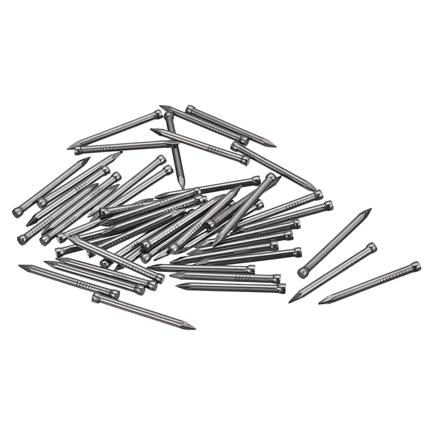 uxcell Uxcell Finishing Nails 50pcs 28mm Hand-Drive Hardware Carbon Steel Lost Head Nails