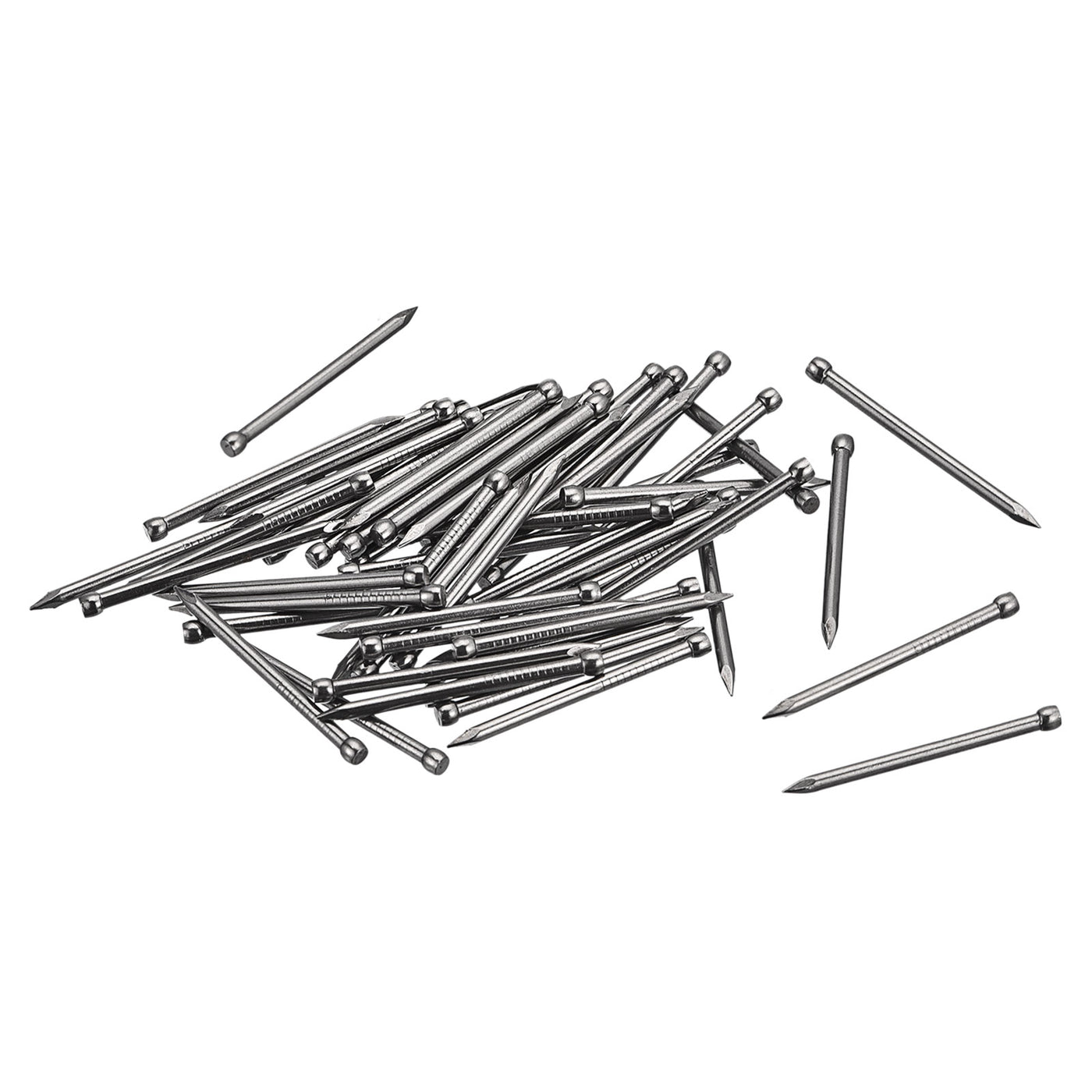 uxcell Uxcell Finishing Nails 50pcs 35mm Hand-Drive Hardware Carbon Steel Lost Head Nails