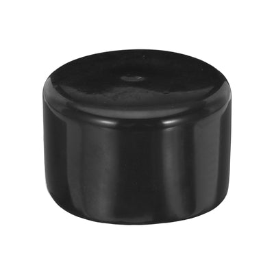 Harfington Uxcell Rubber End Caps 100mm ID Vinyl Round Tube Bolt Cap Cover Screw Thread Protectors Black