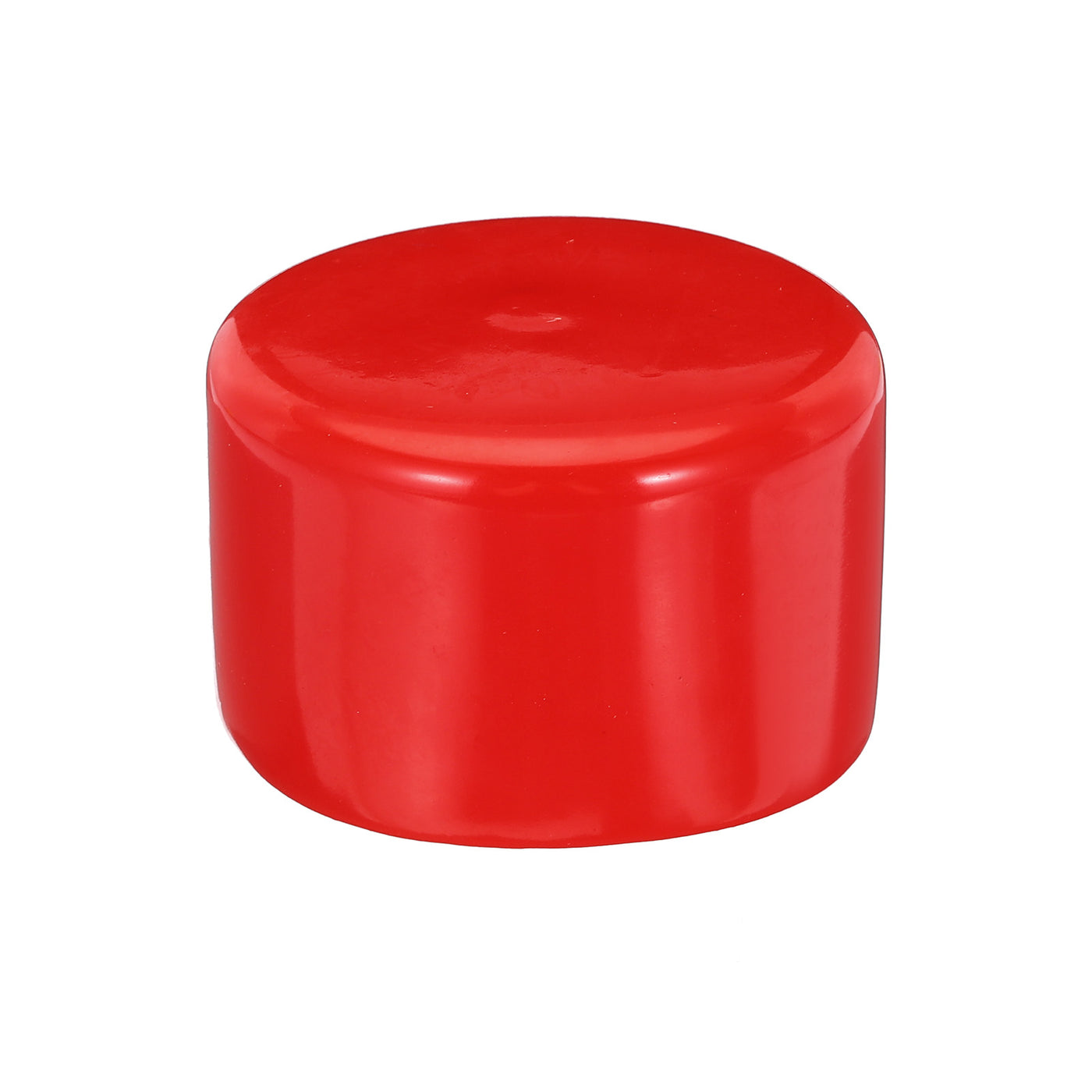 uxcell Uxcell Rubber End Caps 85mm ID Vinyl Round Tube Bolt Cap Cover Screw Thread Protectors Red