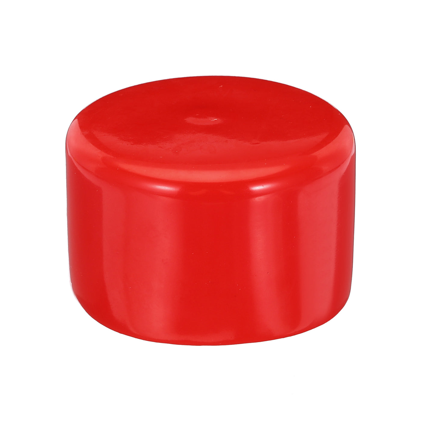 uxcell Uxcell Rubber End Caps 100mm ID Vinyl Round Tube Bolt Cap Cover Screw Thread Protectors Red
