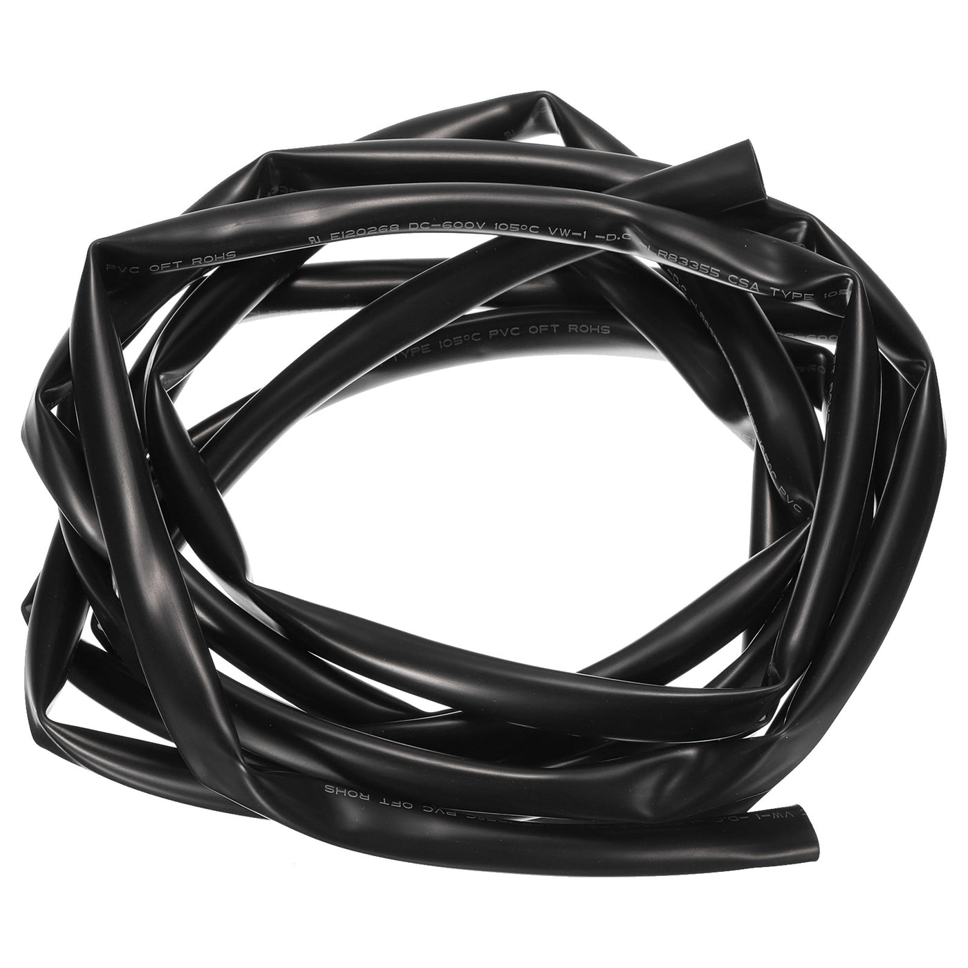uxcell Uxcell Black PVC Tube Wire Harness Tubing, 9mm(3/8 Inch) ID 10ft Sleeve for Wire Sheathing Wire Protection